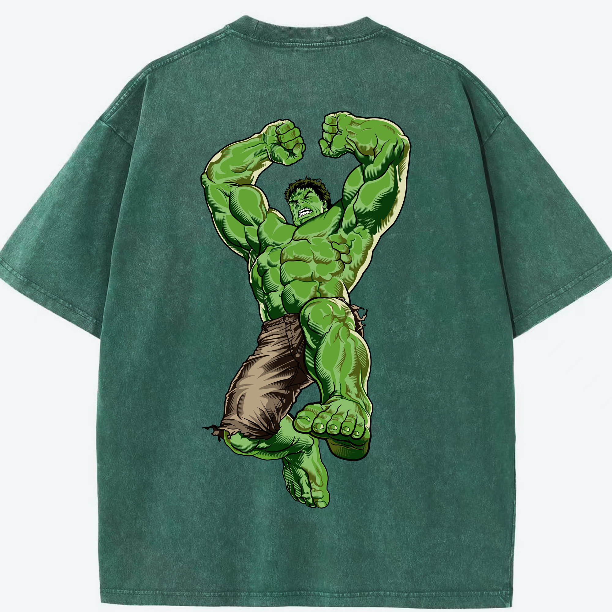 （画像用） アベンジャーズ The Avengers 綿100% ヴィンテージ風 半袖Tシャツ（背面プリント）